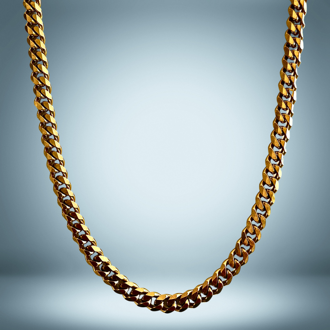 Lagacci Jewelry Cuban Chain Necklace