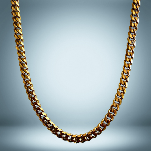 Lagacci Jewelry Cuban Chain Necklace