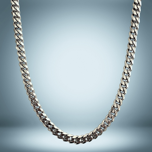 Lagacci Jewelry Cuban Chain Necklace