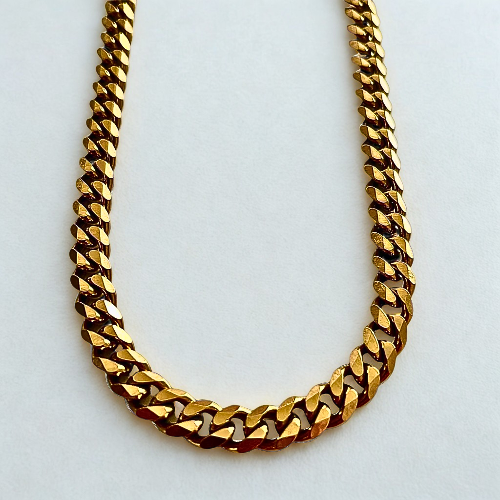 Lagacci Jewelry Cuban Chain Necklace