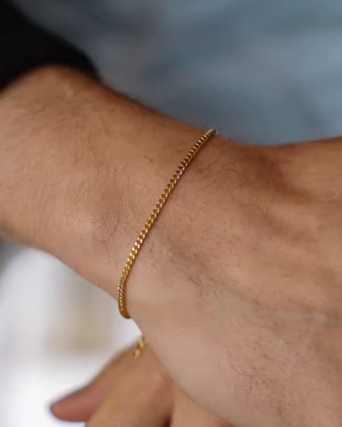 Lagacci minimal chain bracelet