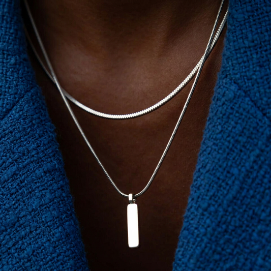 Octagon Pendant Necklace