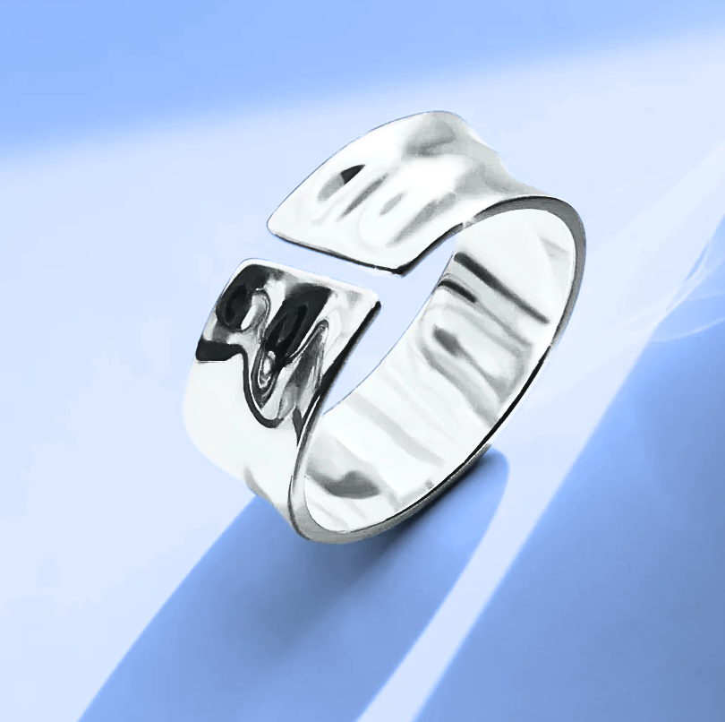 Lagacci minimal jewelry Unisize Stripe Ring