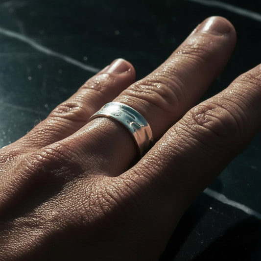 Lagacci minimal jewelry Unisize Stripe Ring