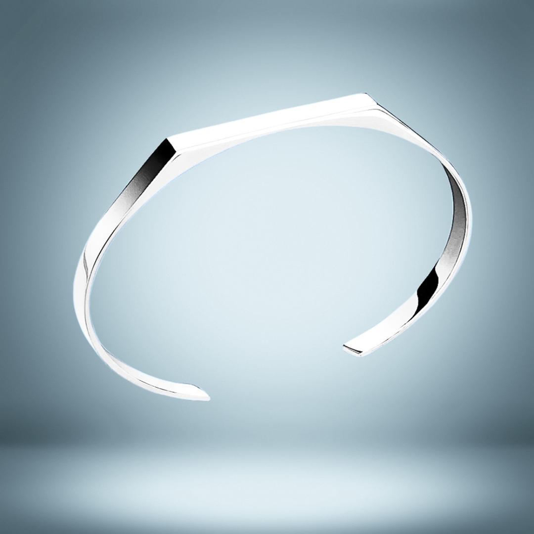 Lagacci minimal jewelry unisize signet cuff