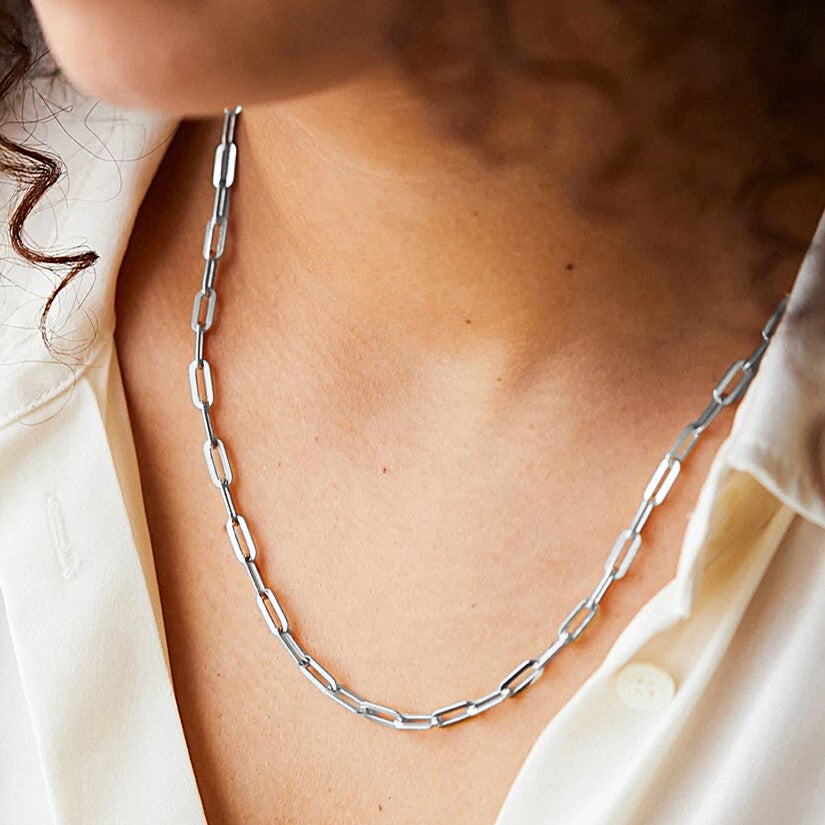 Paperclip Link Necklace