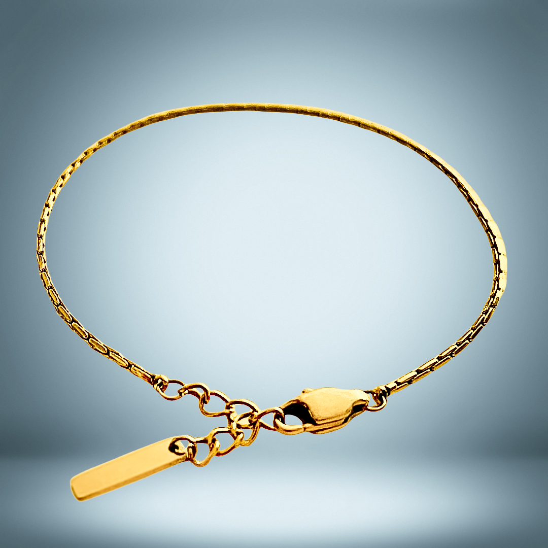 Lagacci minimal wire chain bracelet