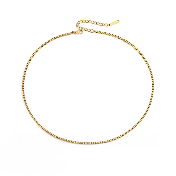 Box Link Chain Necklace
