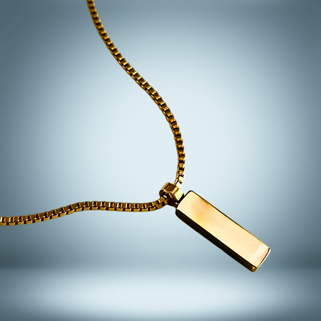 Lagacci minimal jewelry box pendant necklace