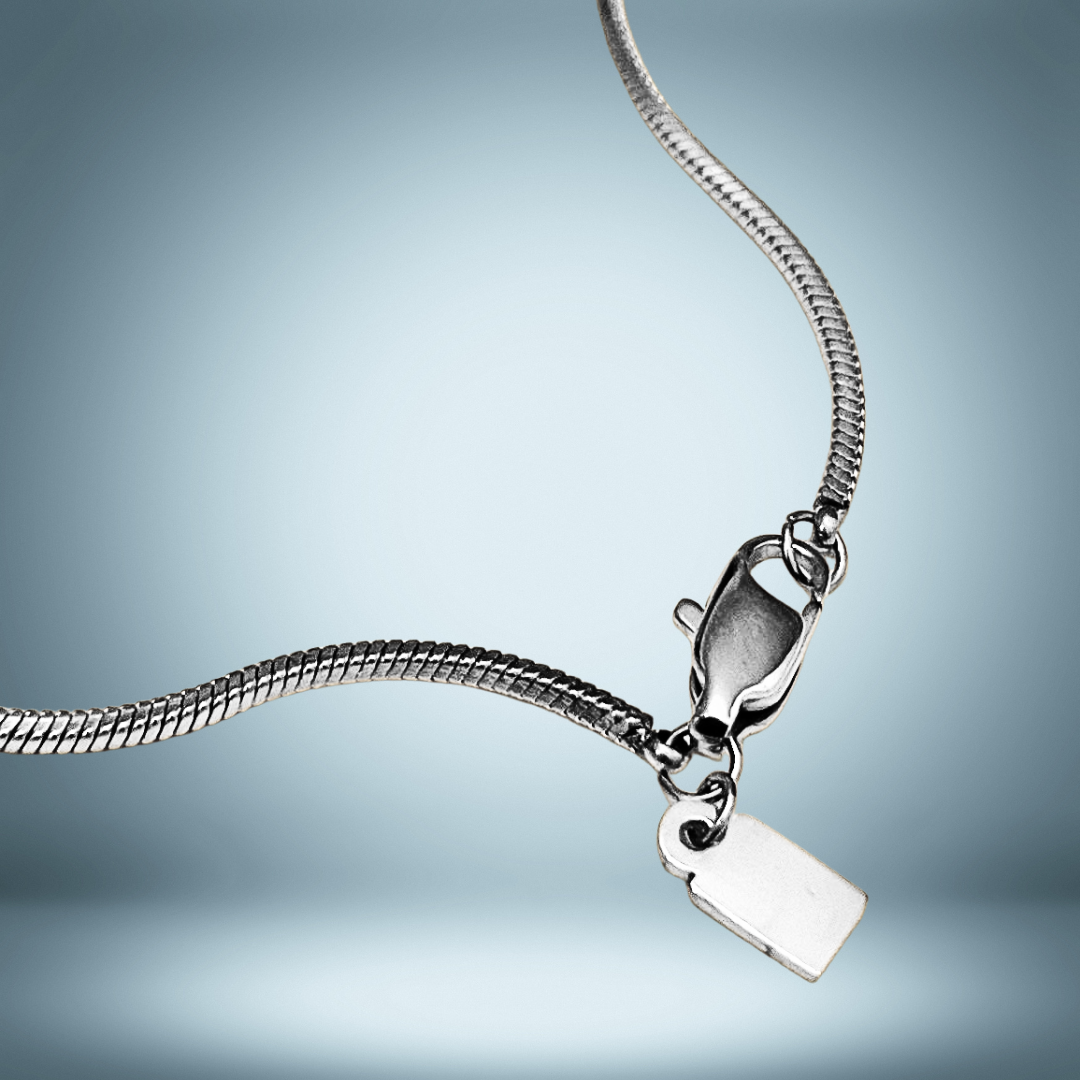 Lagacci minimal jewelry octagon chain necklace