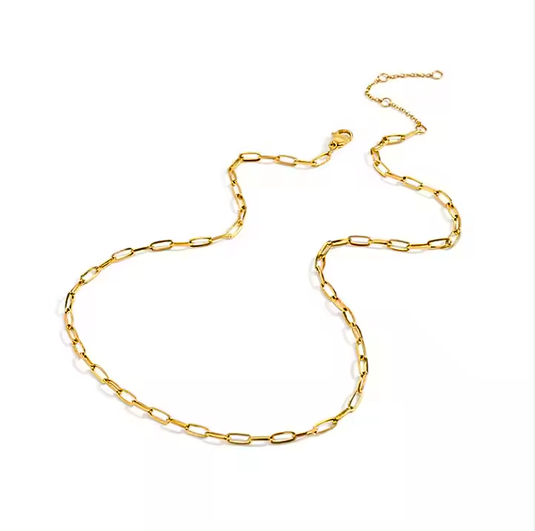 Paperclip Link Necklace