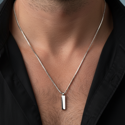 Lagacci minimal jewelry box pendant necklace