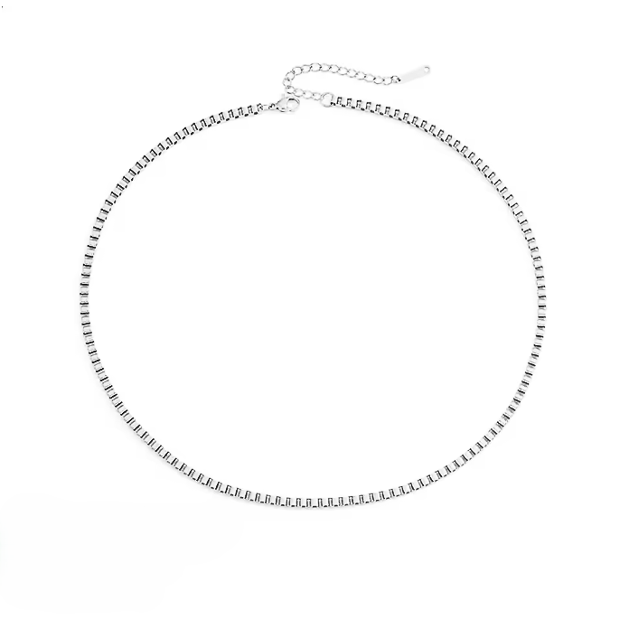 Box Link Chain Necklace