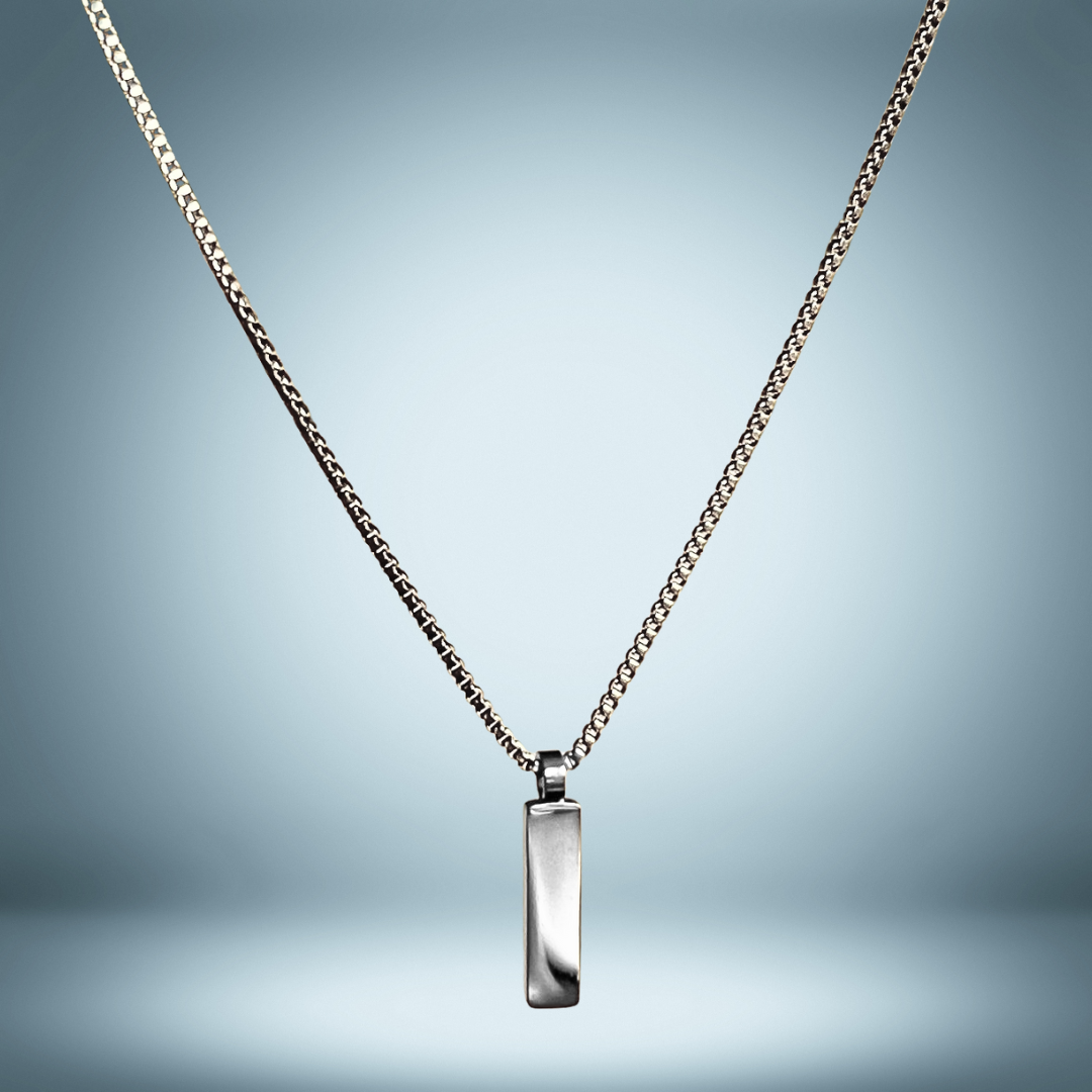 BOX PENDANT NECKLACE