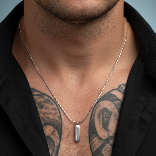 Lagacci wire pendant Chain necklace