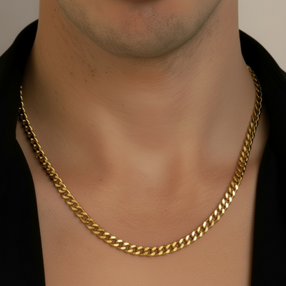 MINIMAL CUBAN NECKLACE