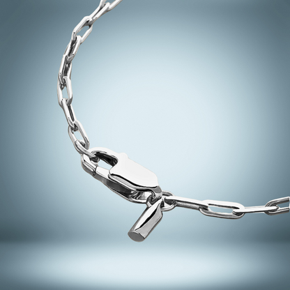 Paperclip Chain Necklace 2mm
