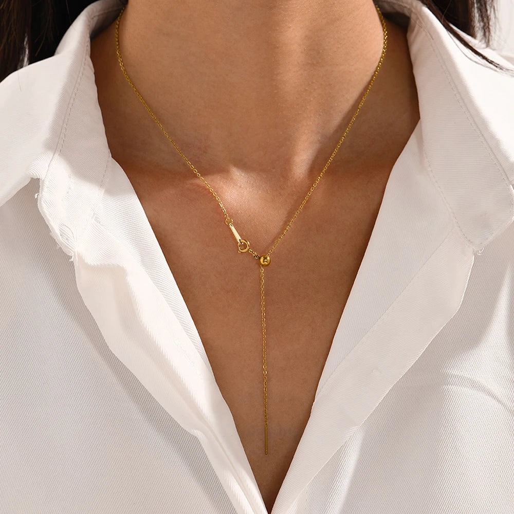 Pendant Stick Necklace