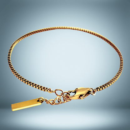 Lagacci minimal jewelry box chain bracelet 