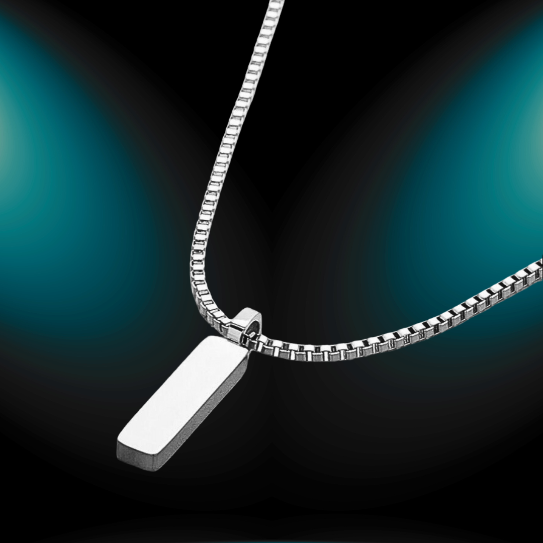 BOX PENDANT NECKLACE