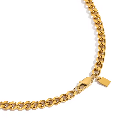 MINIMAL CUBAN NECKLACE