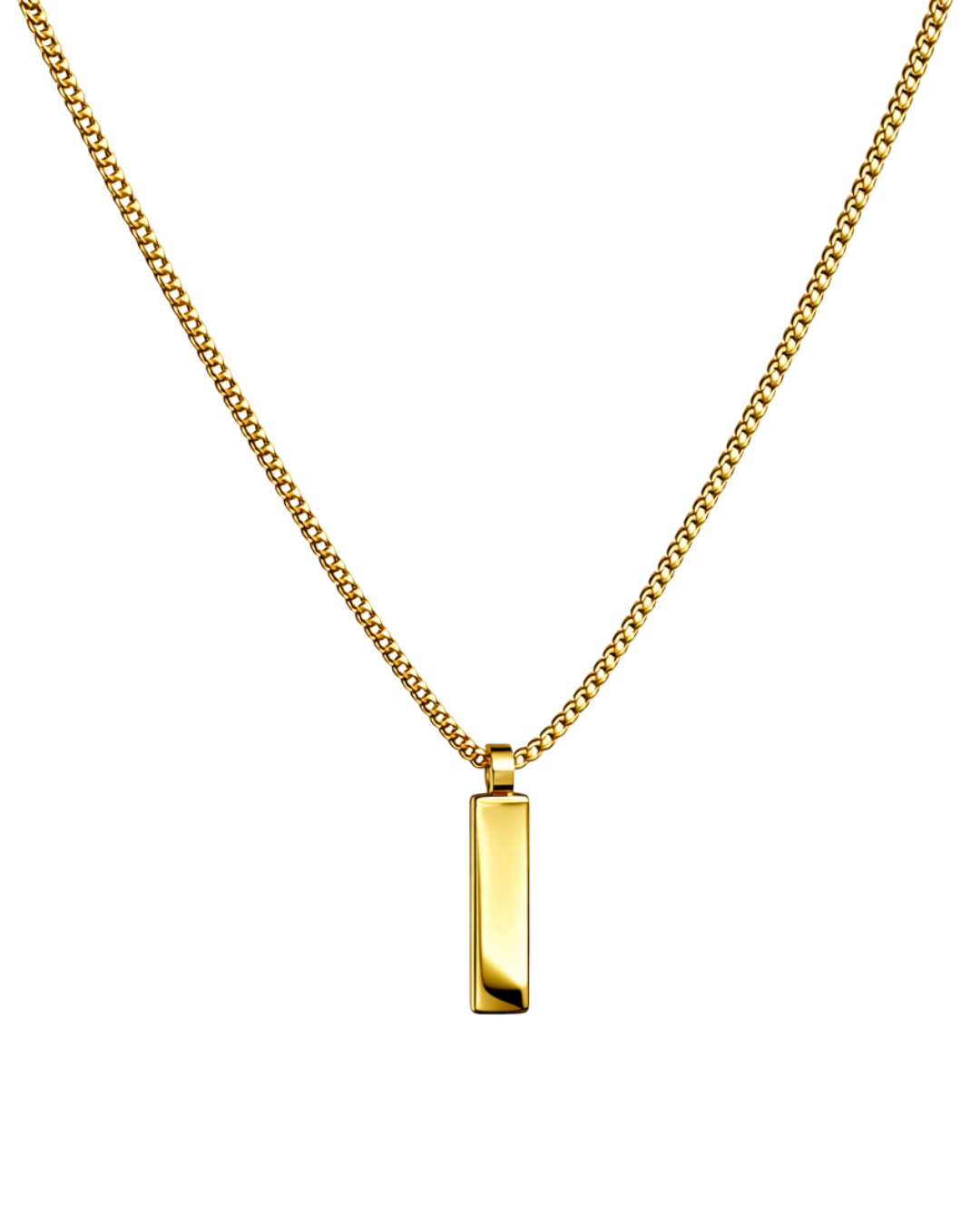 Box Pendant Necklace