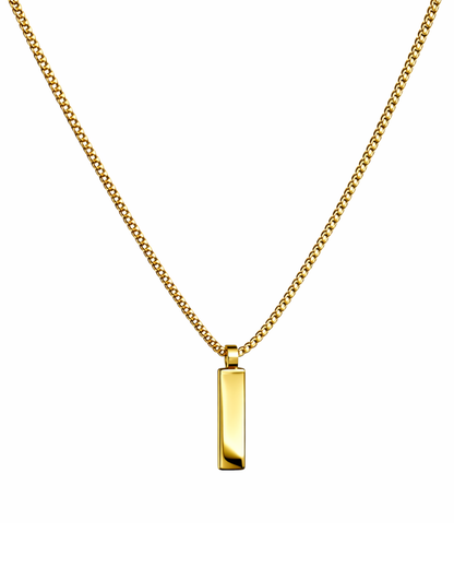Box Pendant Necklace