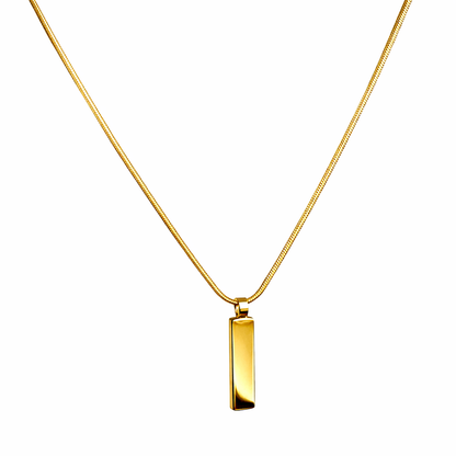 Octagon Pendant Necklace