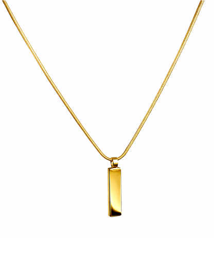 Octagon Pendant Necklace