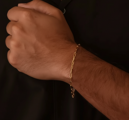  Lagacci minimal jewelry clip chain bracelet