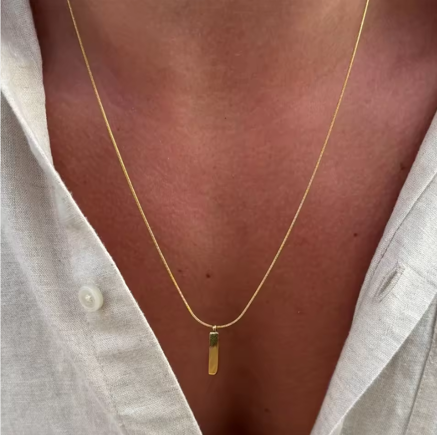 OCTAGON PENDANT NECKLACE