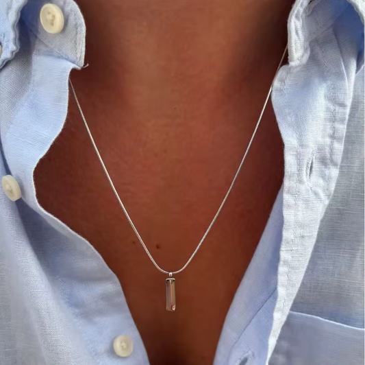 OCTAGON PENDANT NECKLACE