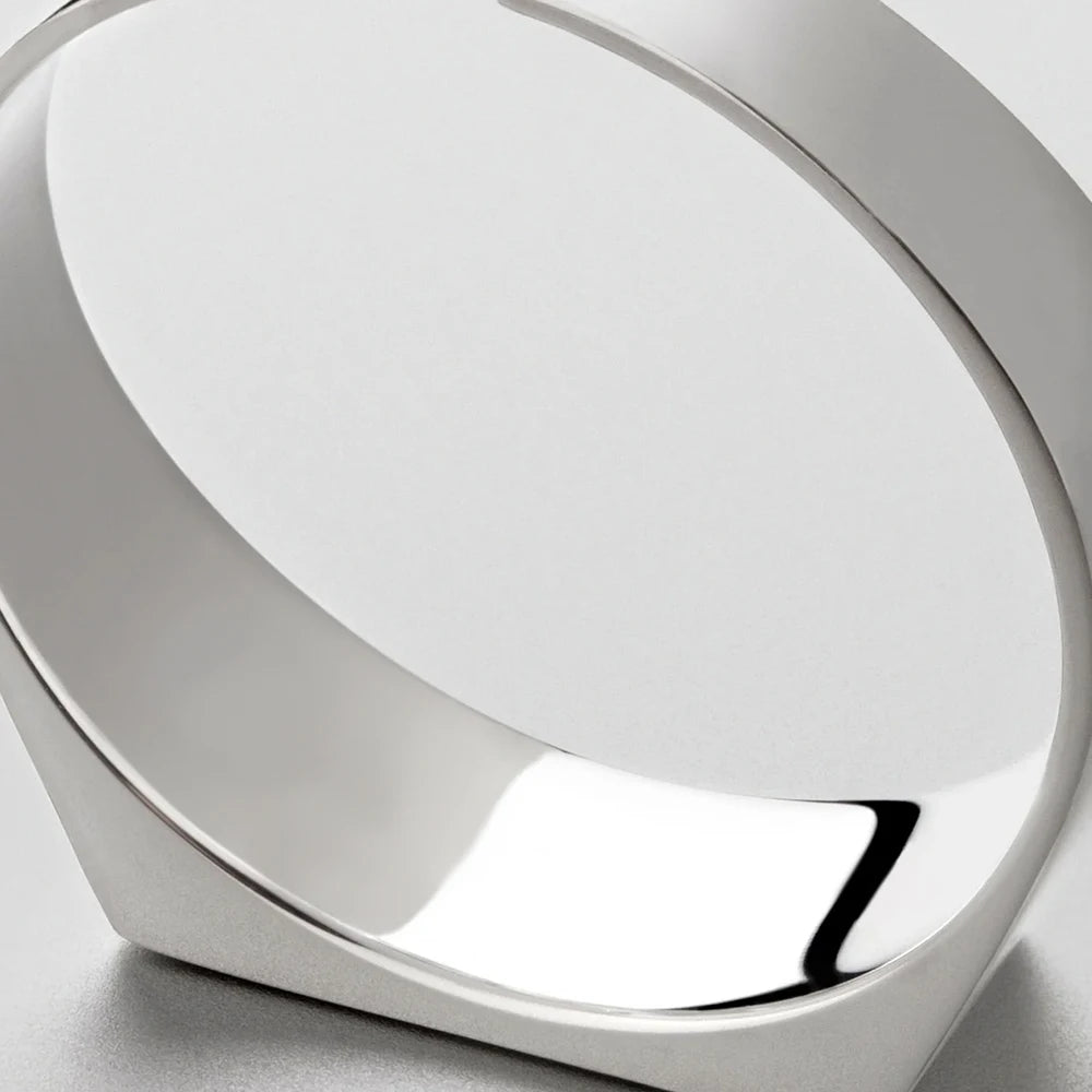 Lagacci minimal jewelry unisize signet ring