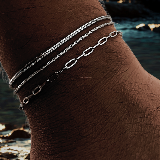 Lagacci minimal jewelry  clip chain bracelet