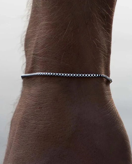 Lagacci minimal jewelry box chain bracelet 