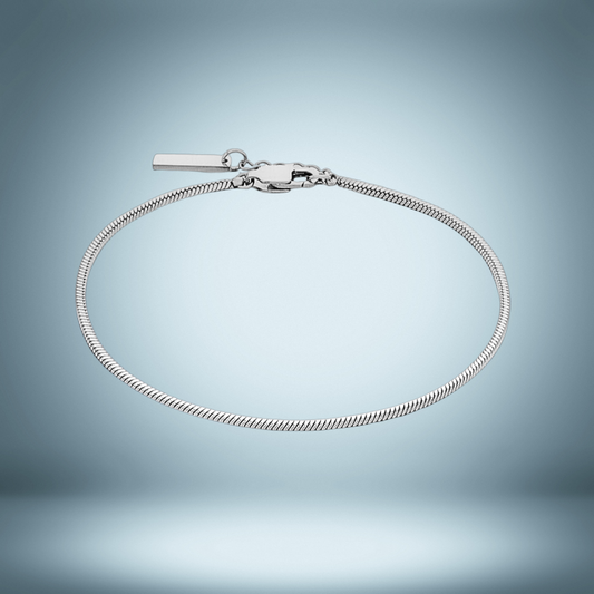 Lagacci minimal jewelry octagon chain bracelet 