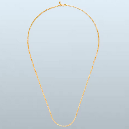 Lagacci minimal jewelry clip chain necklace