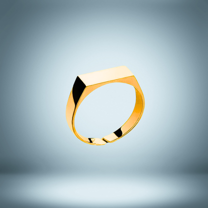 Lagacci minimal jewelry unisize signet ring