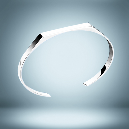 Lagacci minimal jewelry unisize signet cuff