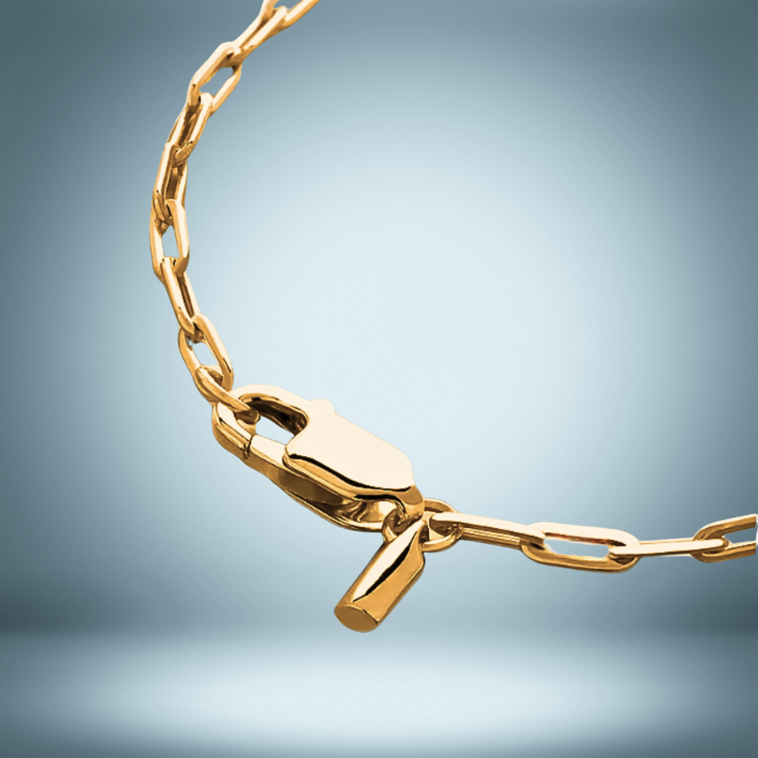 Lagacci minimal jewelry clip chain necklace