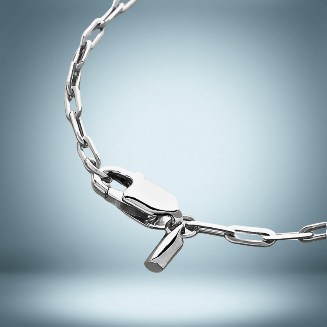 Lagacci minimal jewelry clip chain necklace