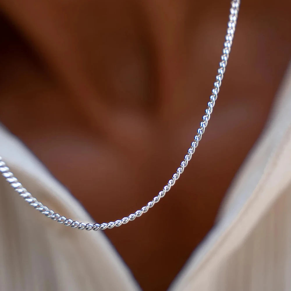 lagacci minimal jewelry chain necklace