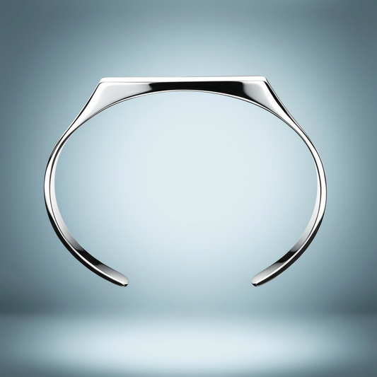 Lagacci minimal jewelry unisize signet cuff