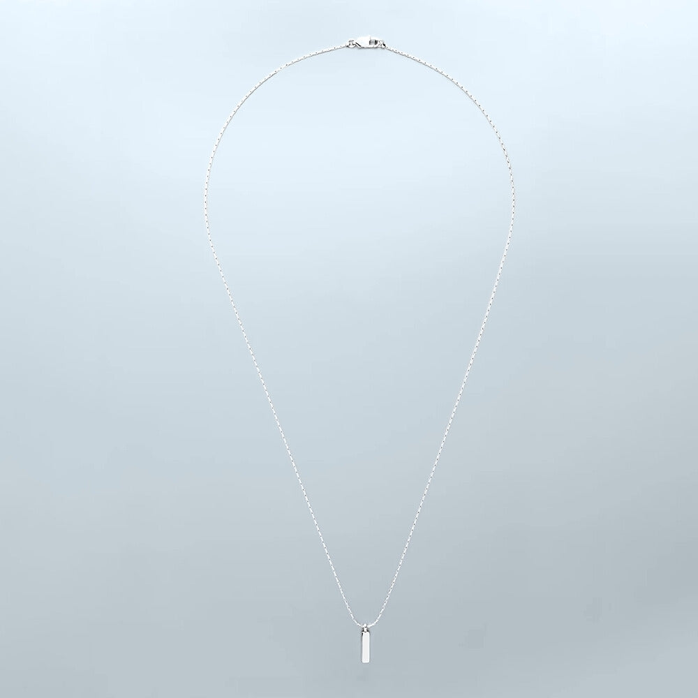 Wire Pendant Necklace 1mm.
