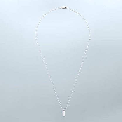 Wire Pendant Necklace 1mm.
