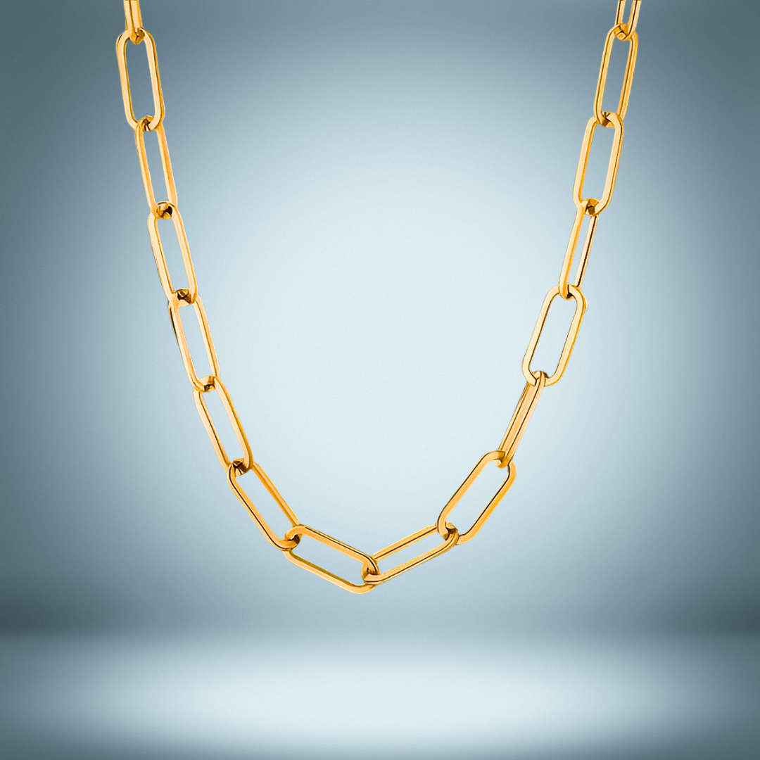 PAPERCLIP LINK NECKLACE