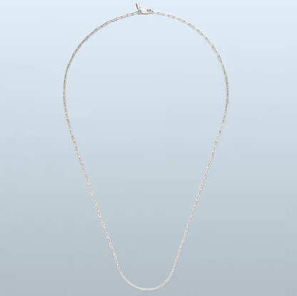 Paperclip Chain Necklace 2mm.