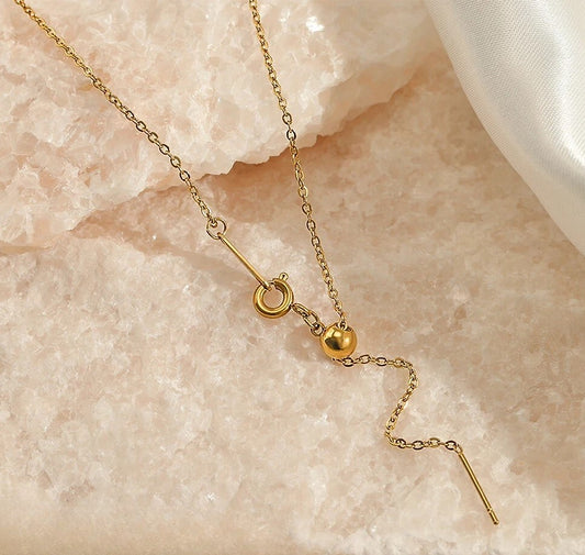 Pendant Stick Necklace