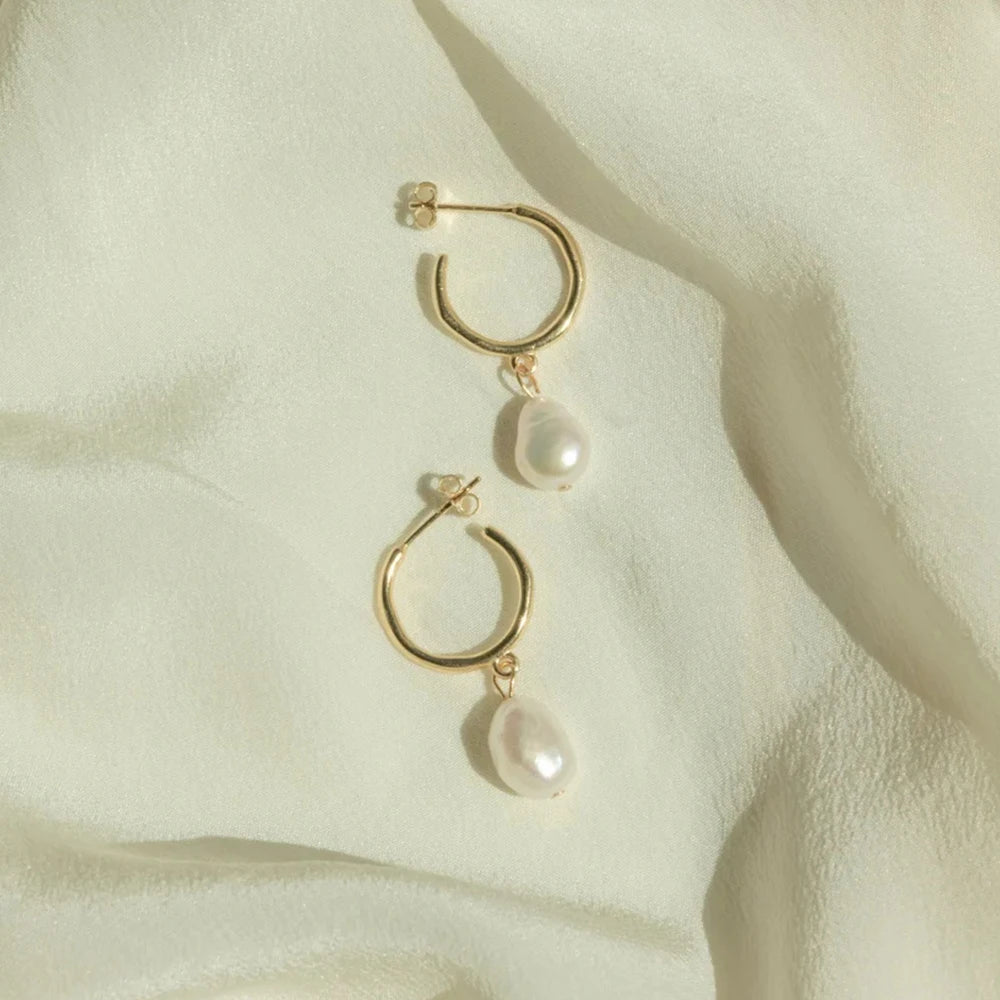 Pearl Pendant Earrings