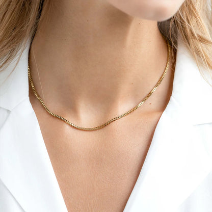 Box Link Chain Necklace